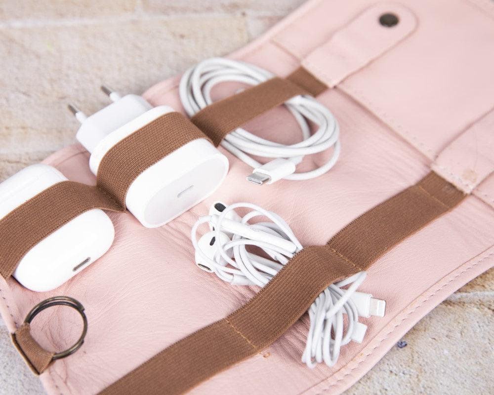 Organiseur de câbles en cuir véritable Frasi