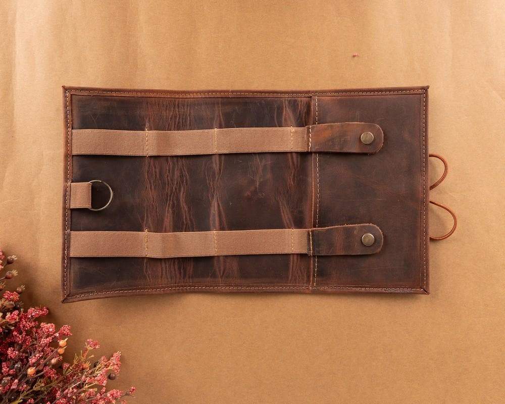 Organiseur de câbles en cuir véritable Frasi