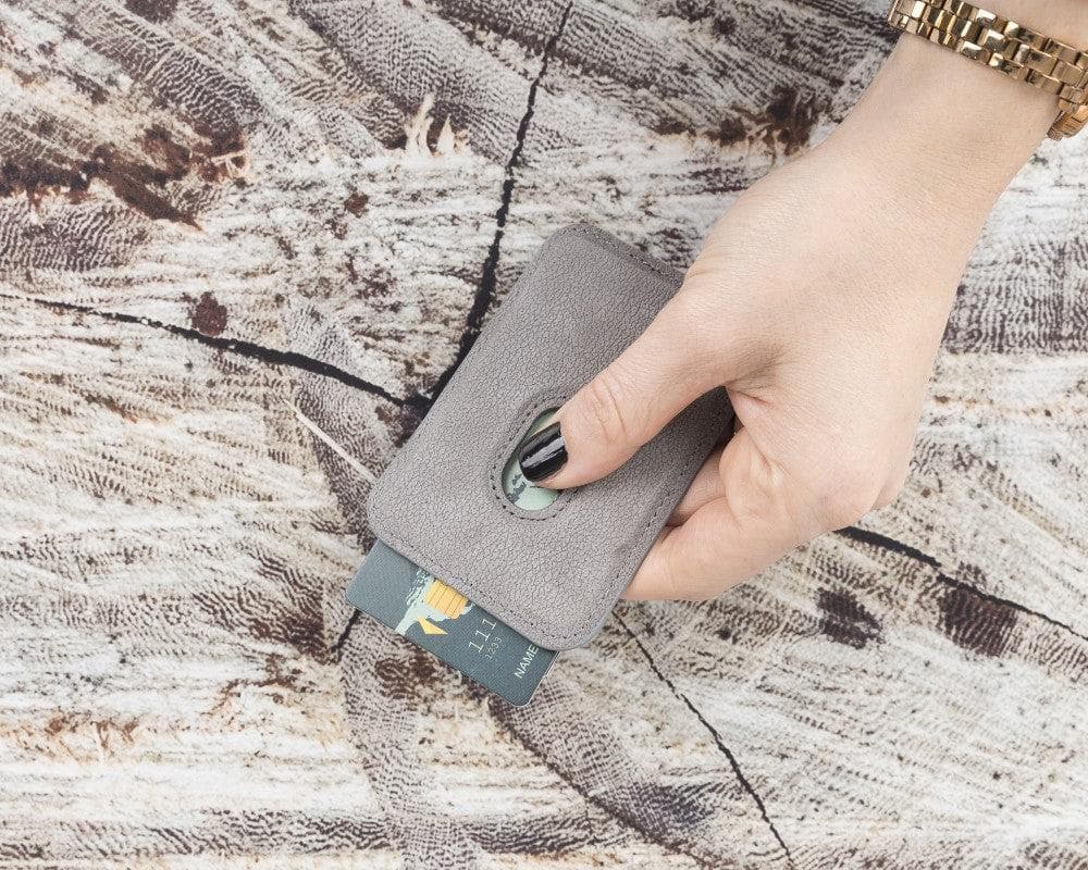 Maggy Magnetic Leather Card Holder