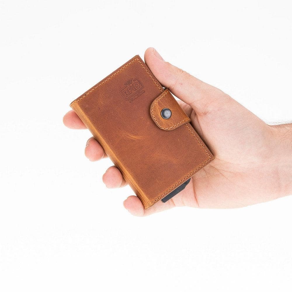Porte-cartes détachable en cuir Mondello