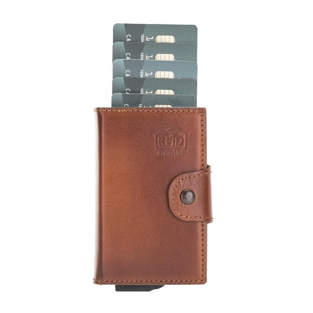 Porte-cartes détachable en cuir Mondello