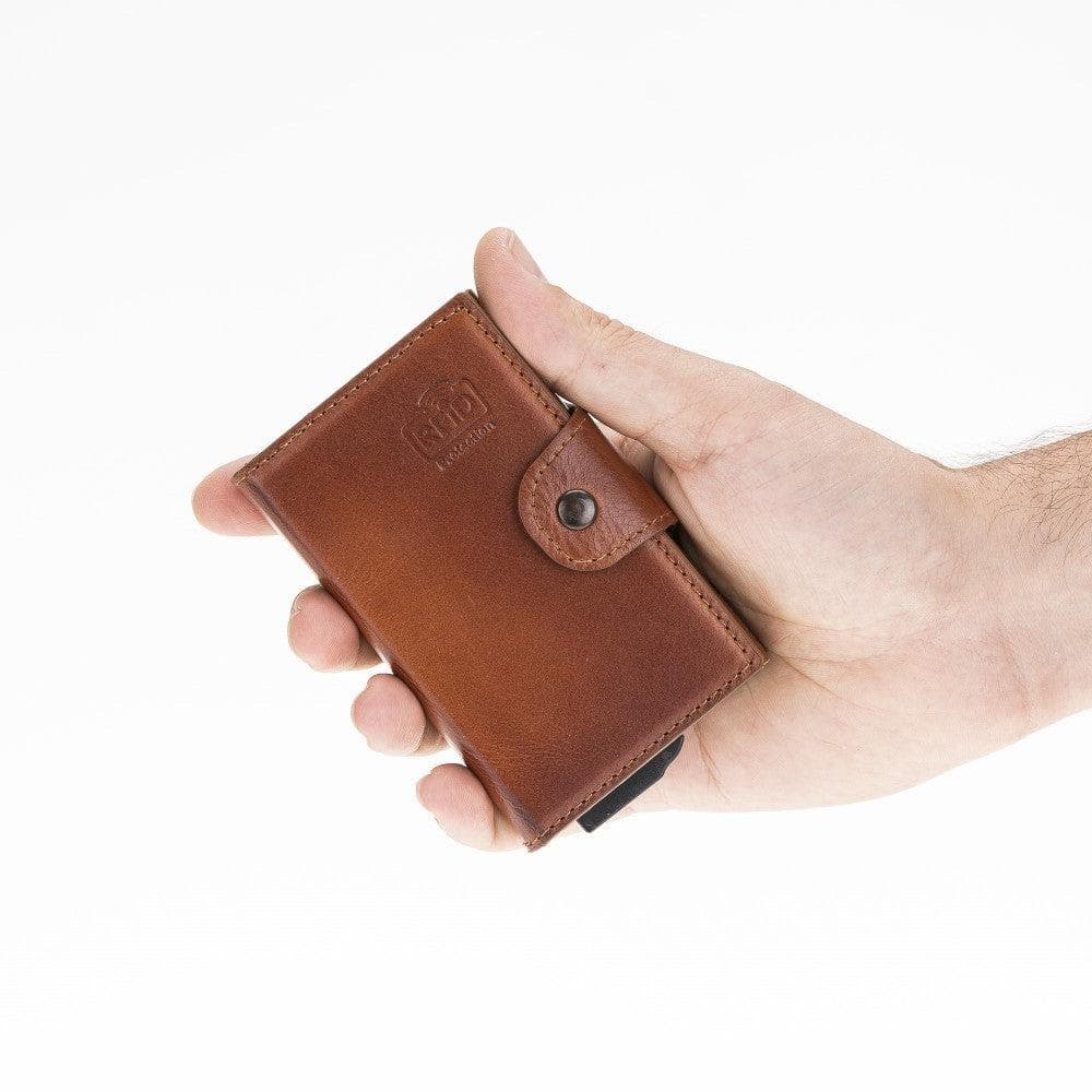 Porte-cartes détachable en cuir Mondello