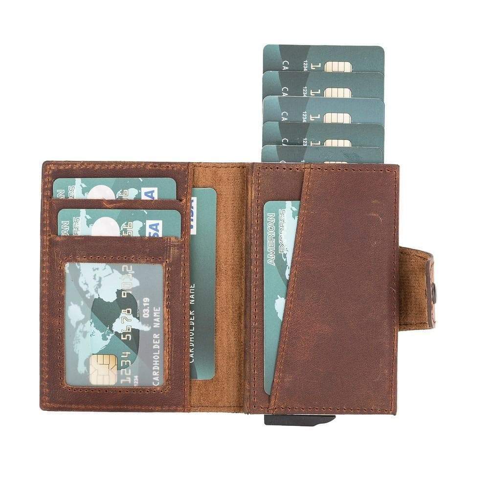 Porte-cartes détachable en cuir Mondello