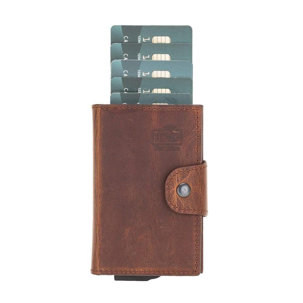Porte-cartes détachable en cuir Mondello