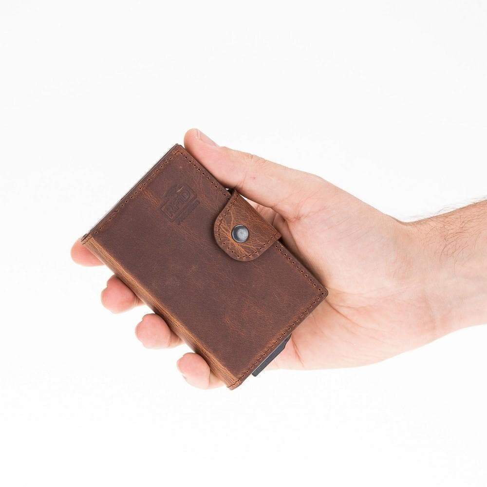 Porte-cartes détachable en cuir Mondello