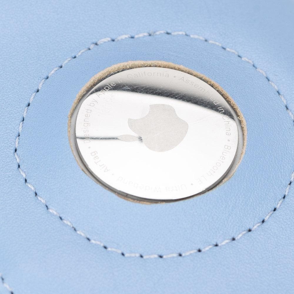 Porte-cartes mécanique en cuir Palertag Zip avec emplacement pour AirTag