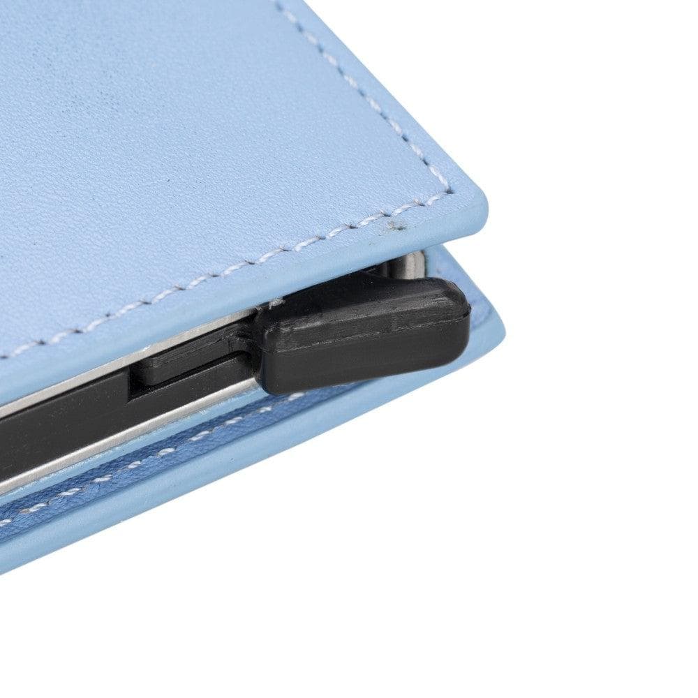 Porte-cartes mécanique en cuir Palertag Zip avec emplacement pour AirTag