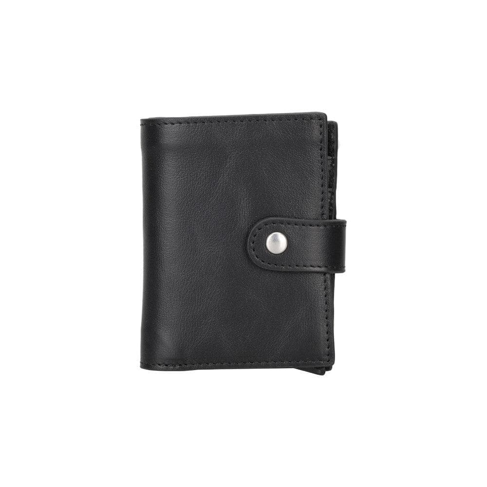 Porte-cartes mécanique en cuir Palertag Zip avec emplacement pour AirTag