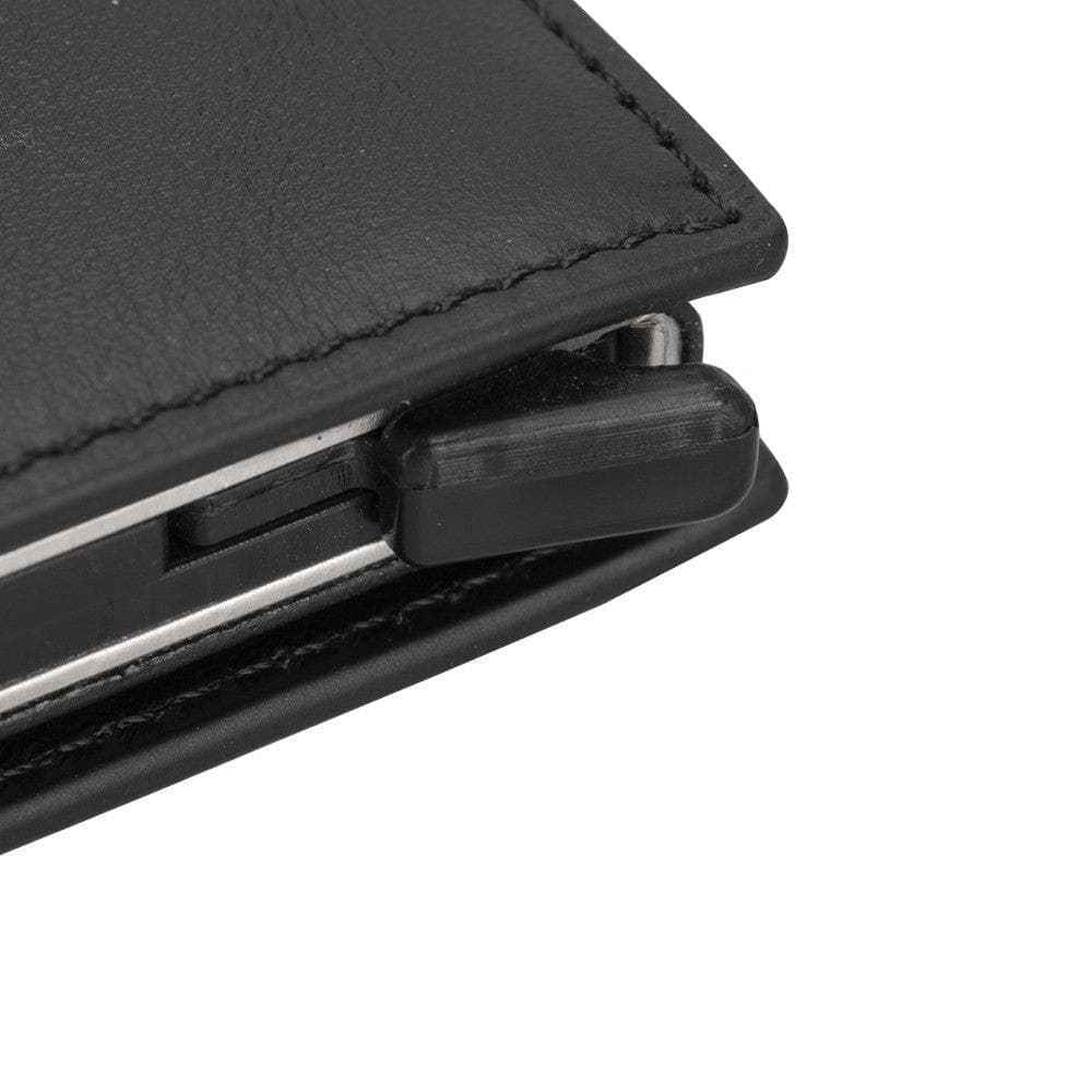 Porte-cartes mécanique en cuir Palertag Zip avec emplacement pour AirTag