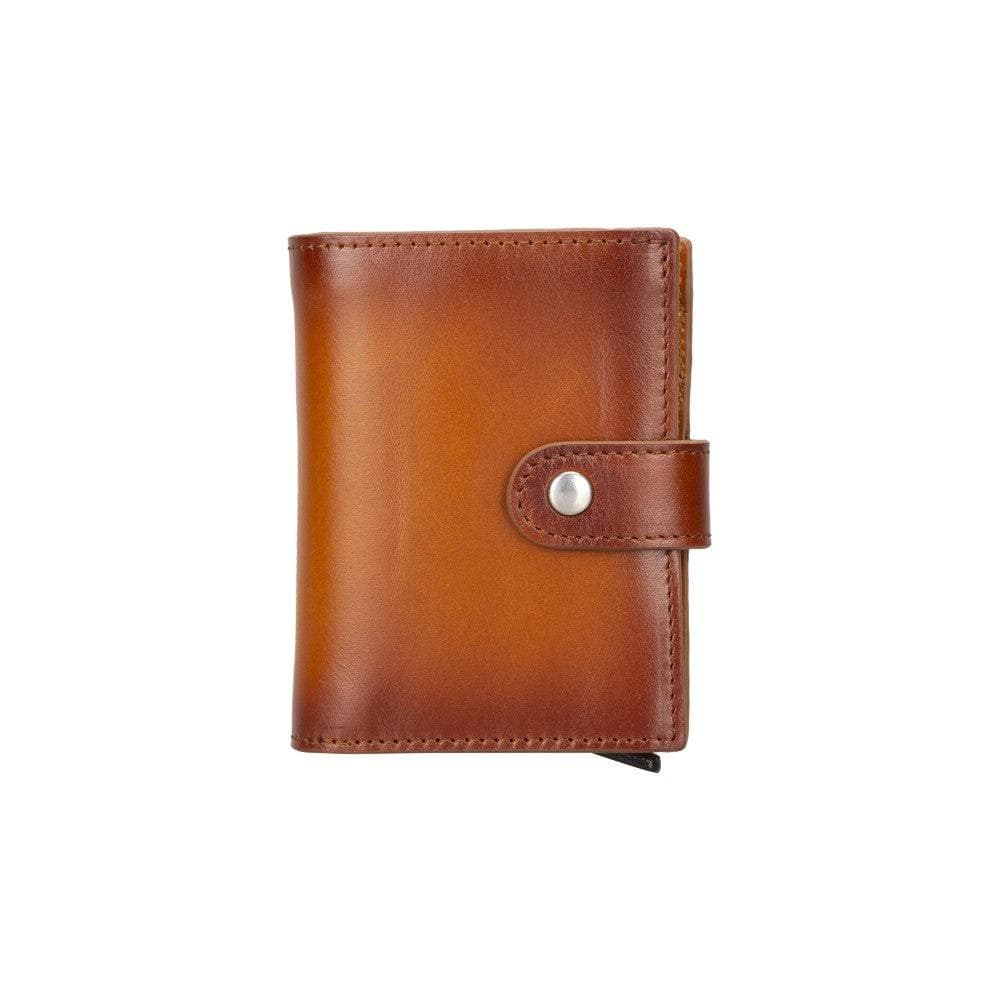 Porte-cartes mécanique en cuir Palertag Zip avec emplacement pour AirTag