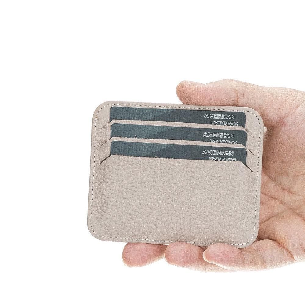 Porte-cartes fin en cuir Pedro