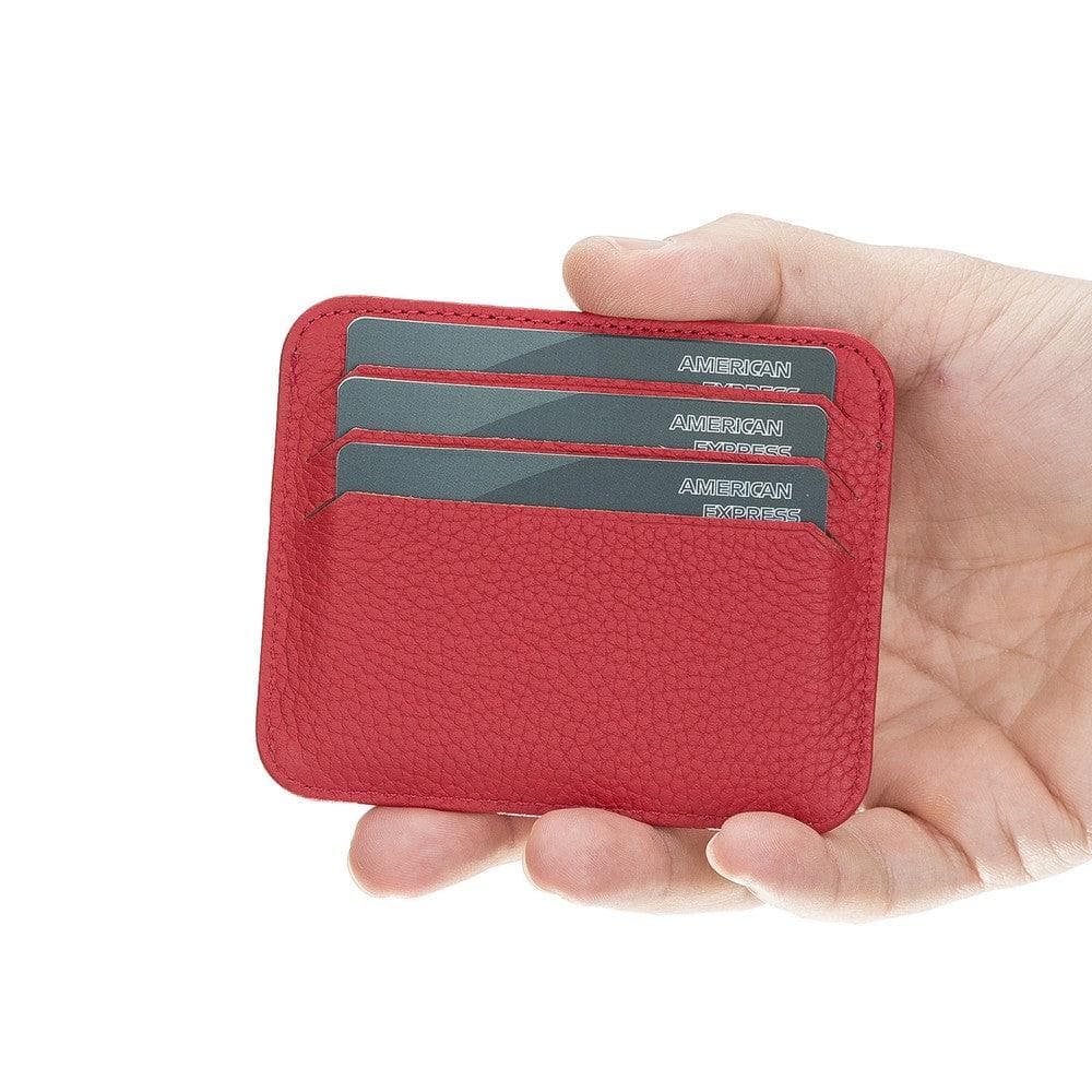 Porte-cartes fin en cuir Pedro