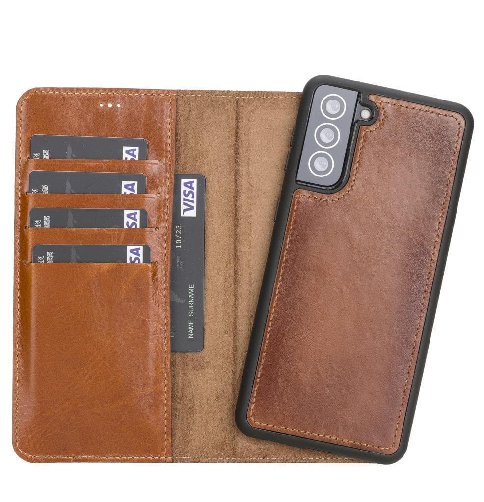 Magic Samsung Galaxy S21 Plus Leather Detachable Wallet Case