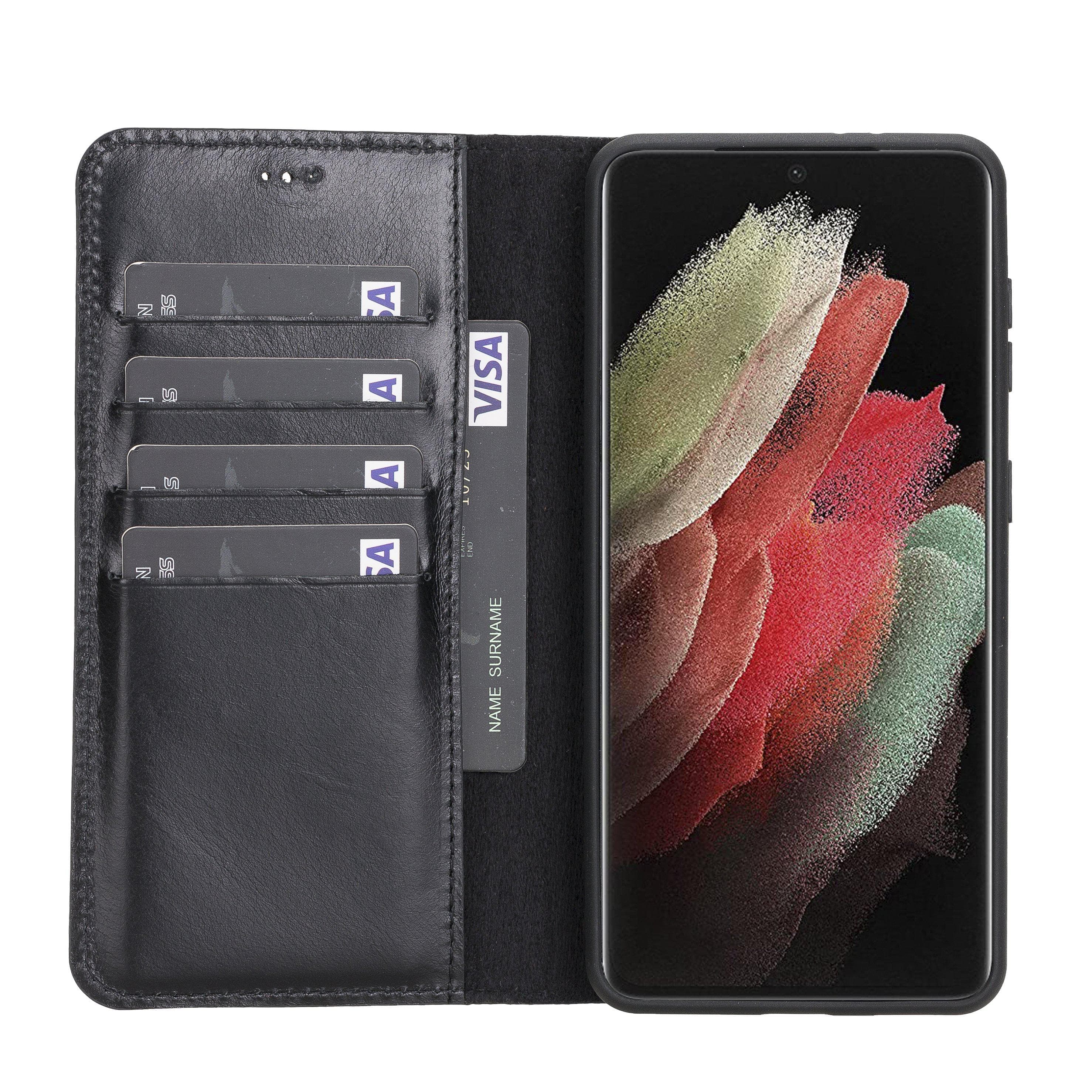 Magic Samsung Galaxy S21 Plus Leather Detachable Wallet Case