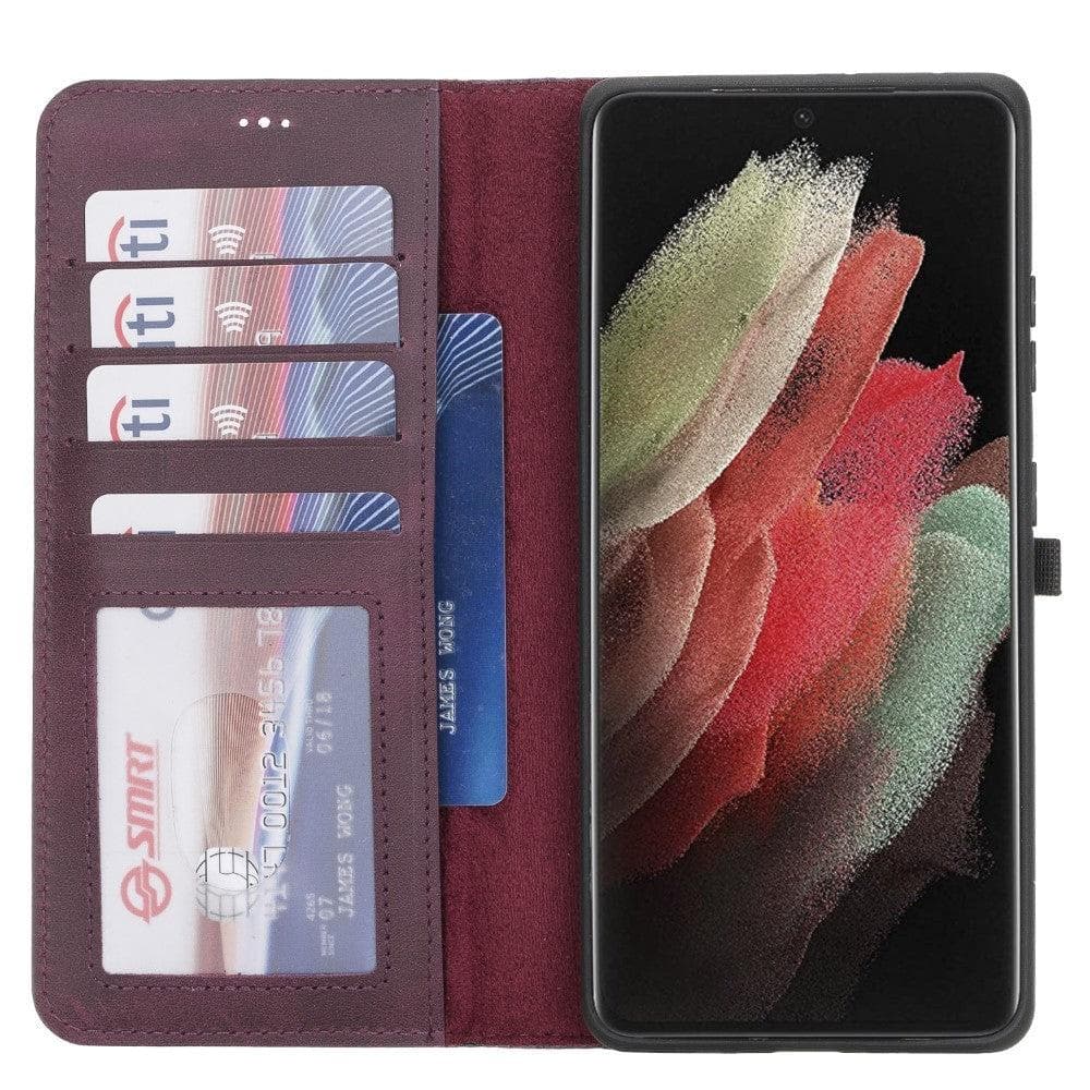 Magic Samsung Galaxy S21 Plus Leather Detachable Wallet Case
