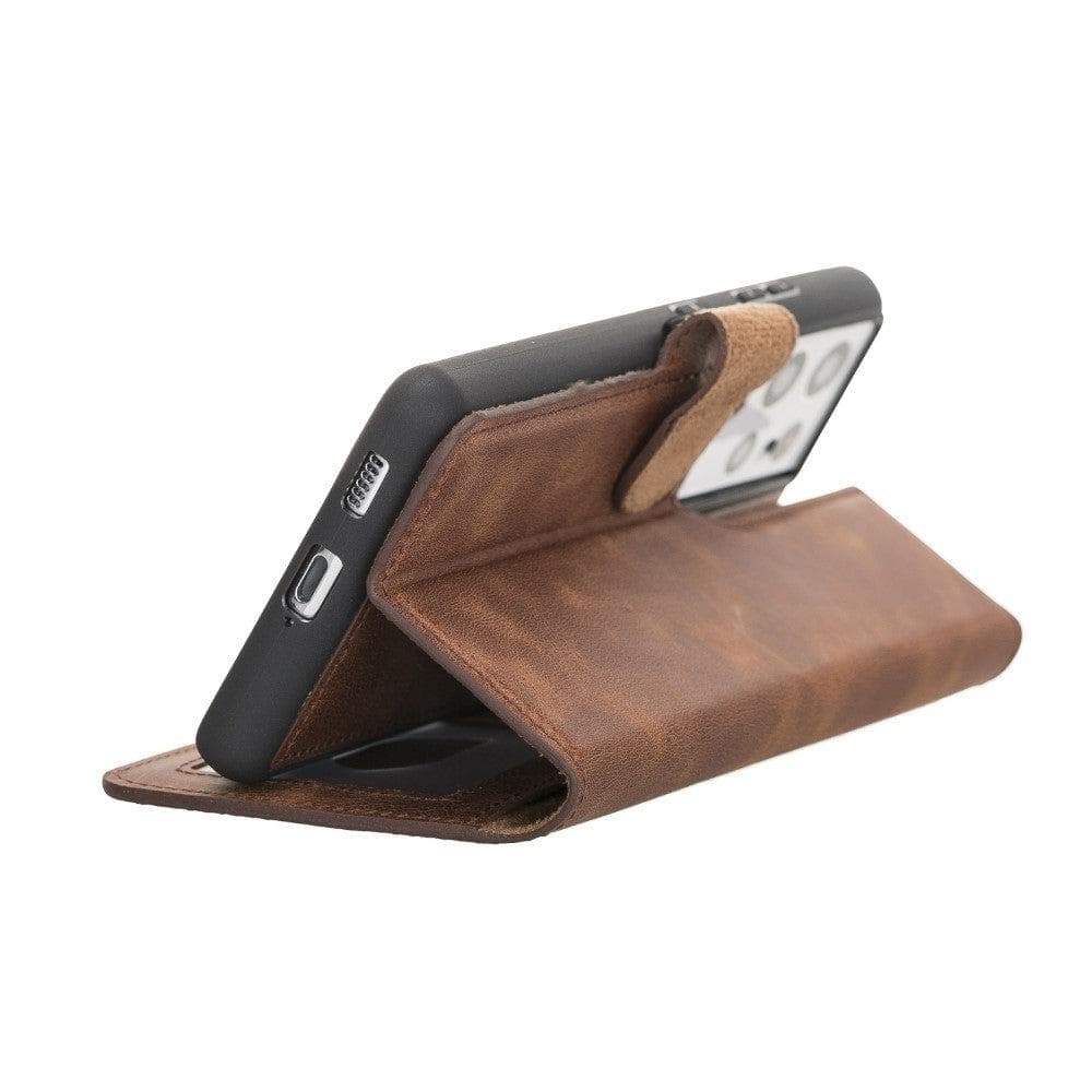 Magic Samsung Galaxy S21 FE (Fan Edition) Leather Detachable Wallet Case