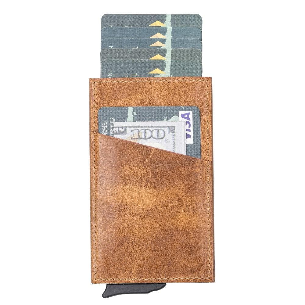 Torres Pop-up-Kartenhalter aus Leder