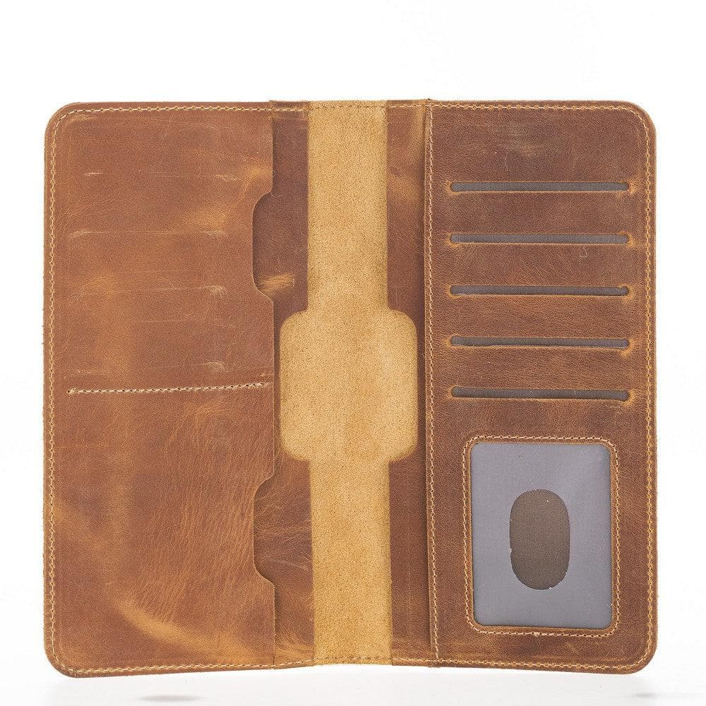 Portefeuille universel en cuir véritable