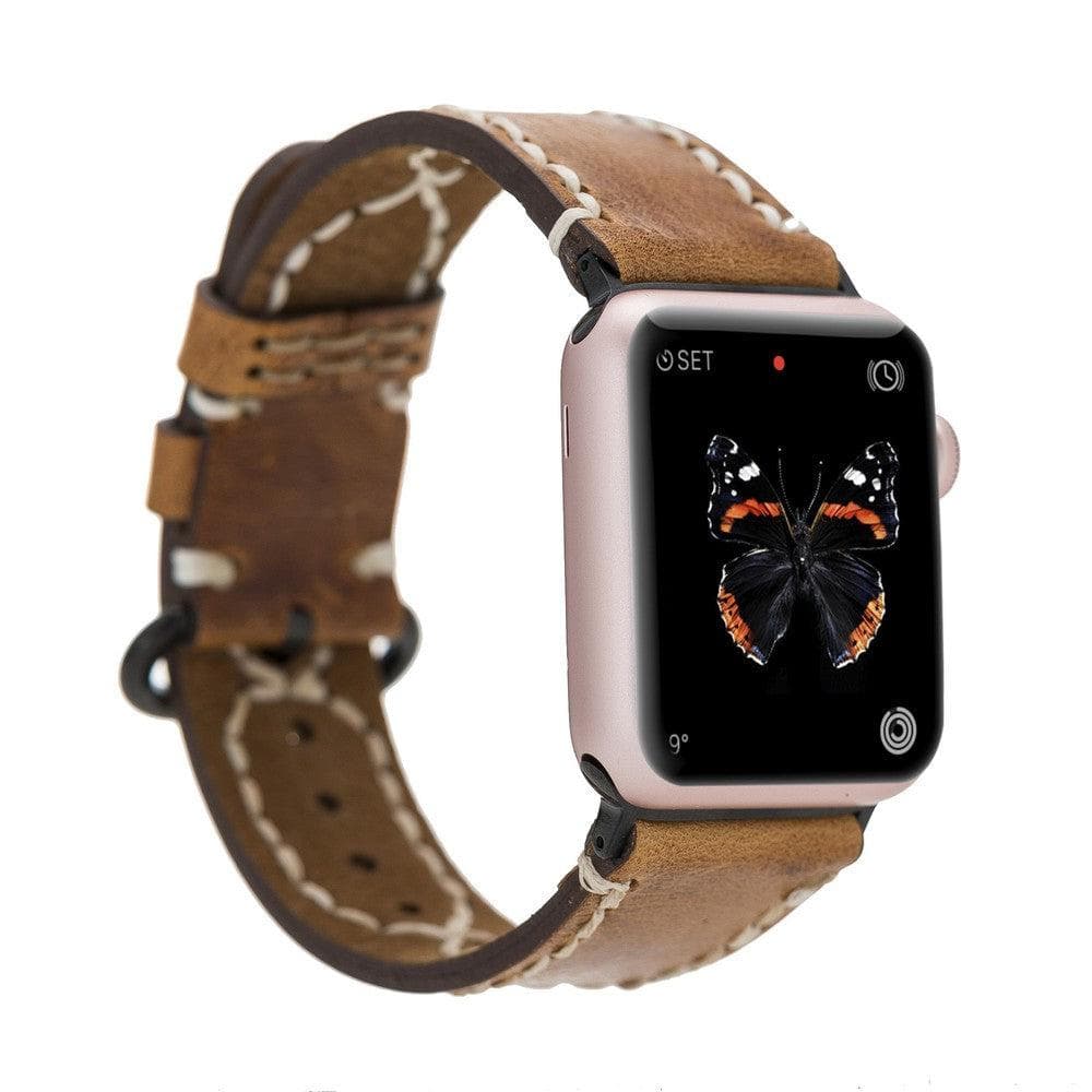 Diana genuine leather Apple Watch band in multiple colors, compatible with all Apple Watch models