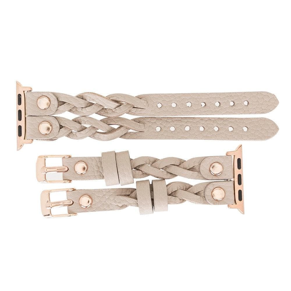 York Genuine Leather Apple Watch Double Band