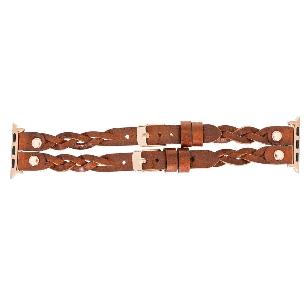 York Genuine Leather Apple Watch Double Band