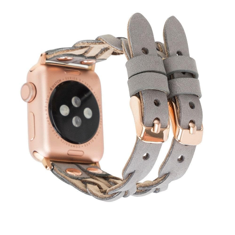 York Genuine Leather Apple Watch Double Band