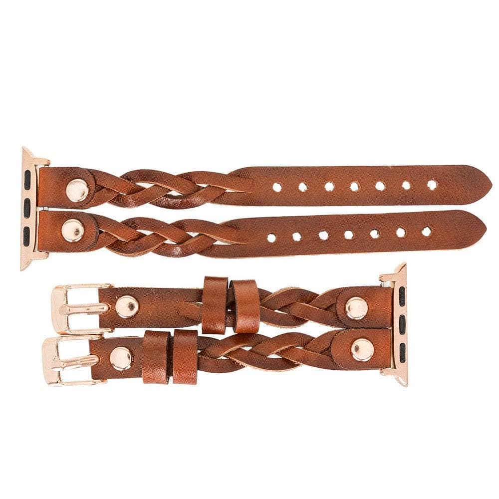 York Genuine Leather Apple Watch Double Band