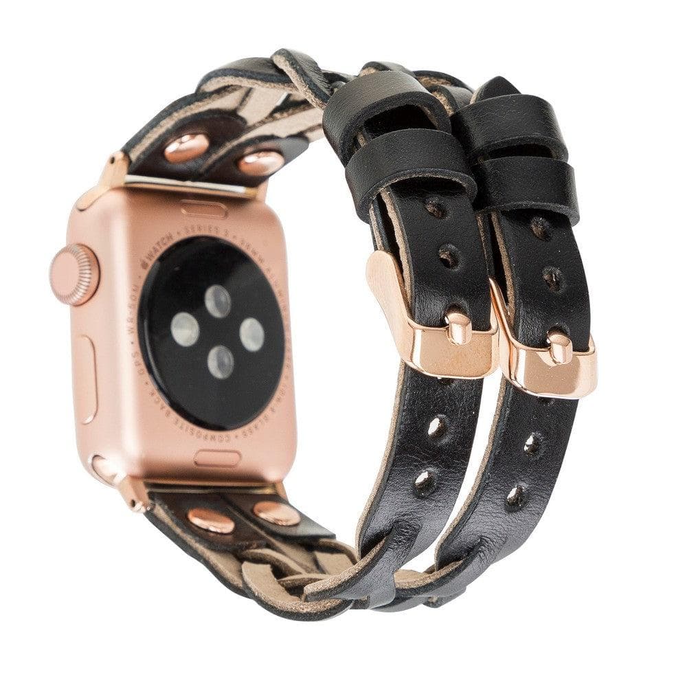 York Genuine Leather Apple Watch Double Band