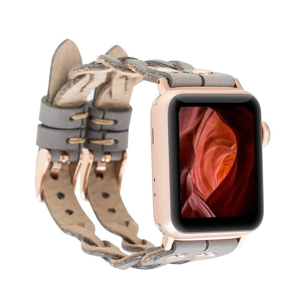 York Genuine Leather Apple Watch Double Band