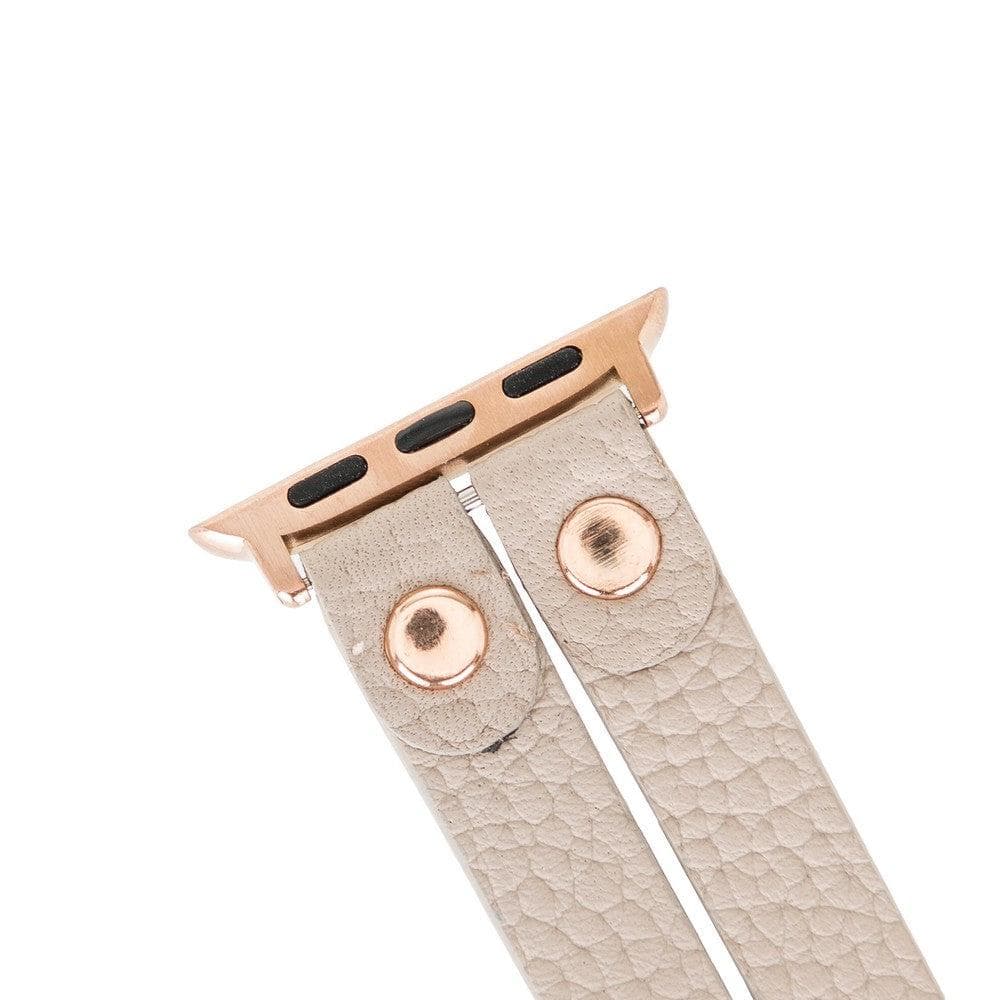 Ely Genuine Leather Apple Watch Double Band