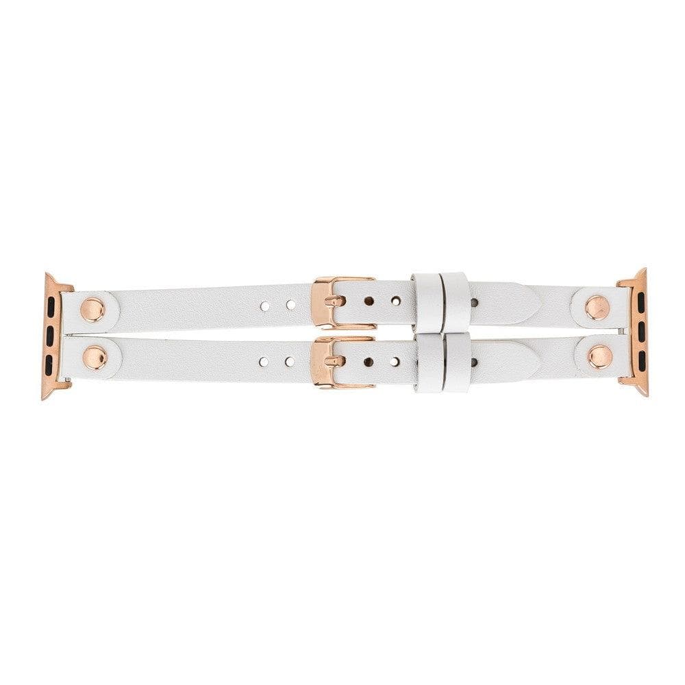 Ely Genuine Leather Apple Watch Double Band