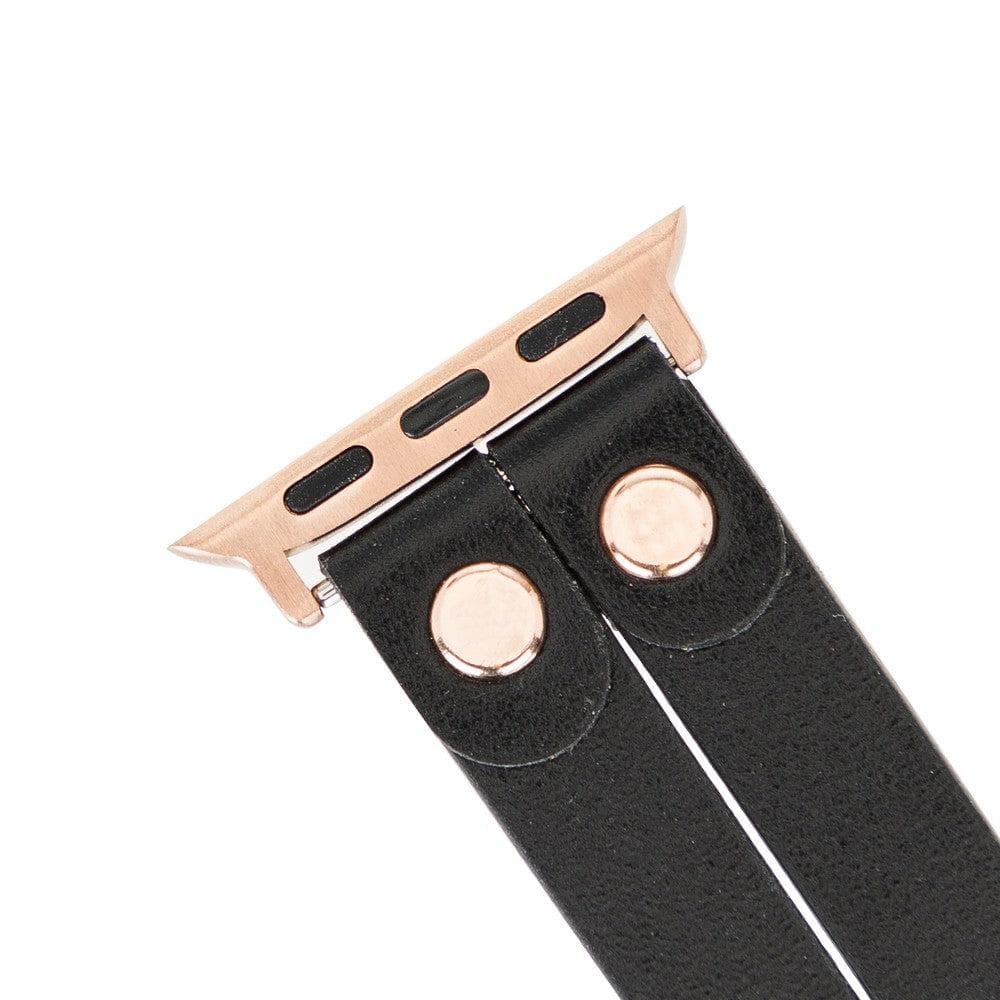 Ely Genuine Leather Apple Watch Double Band