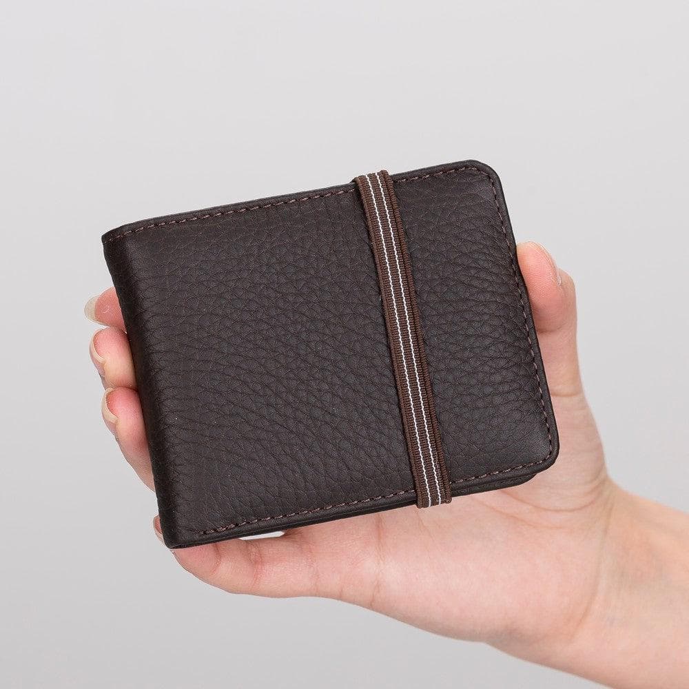 Portefeuille homme en cuir fait main Yosef
