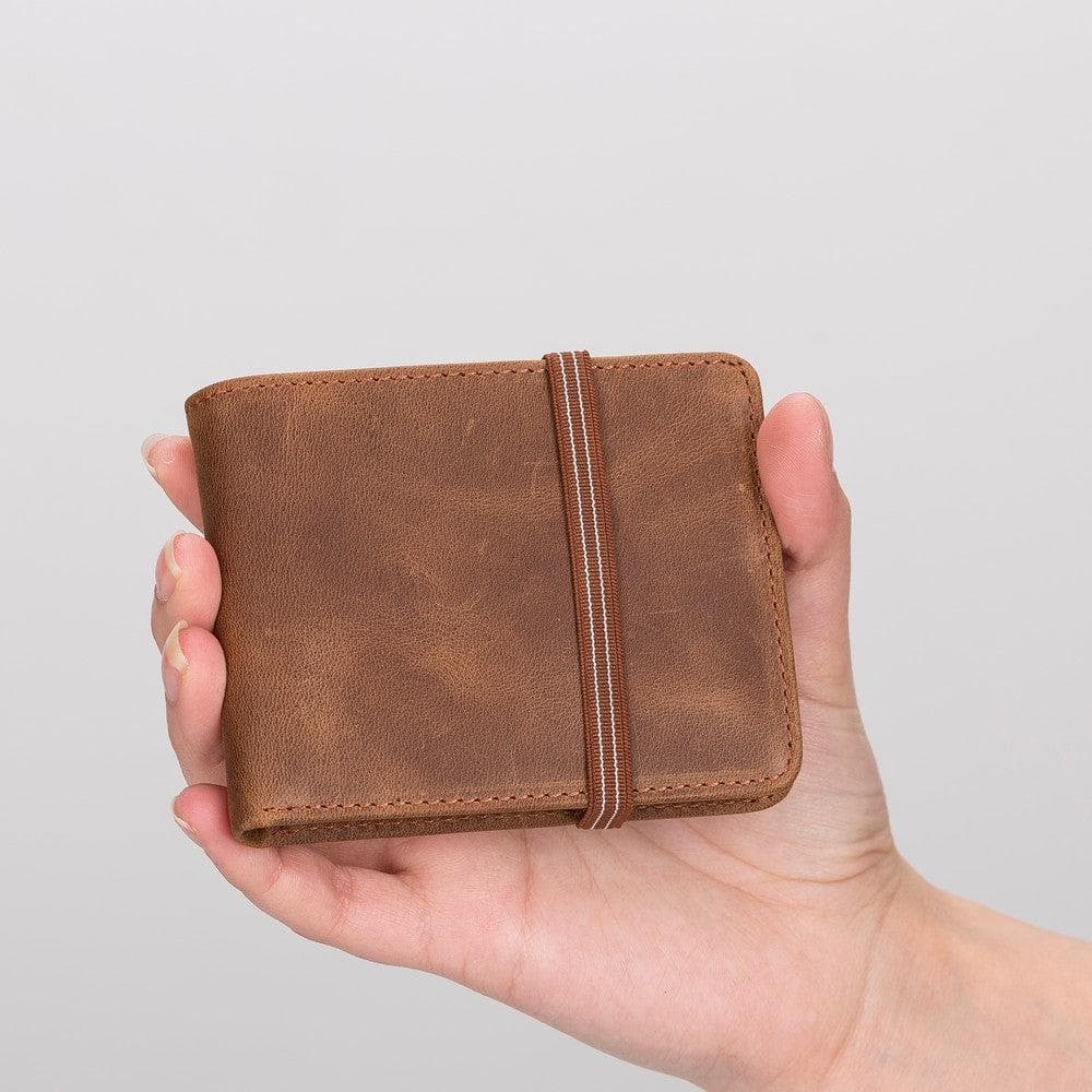 Portefeuille homme en cuir fait main Yosef