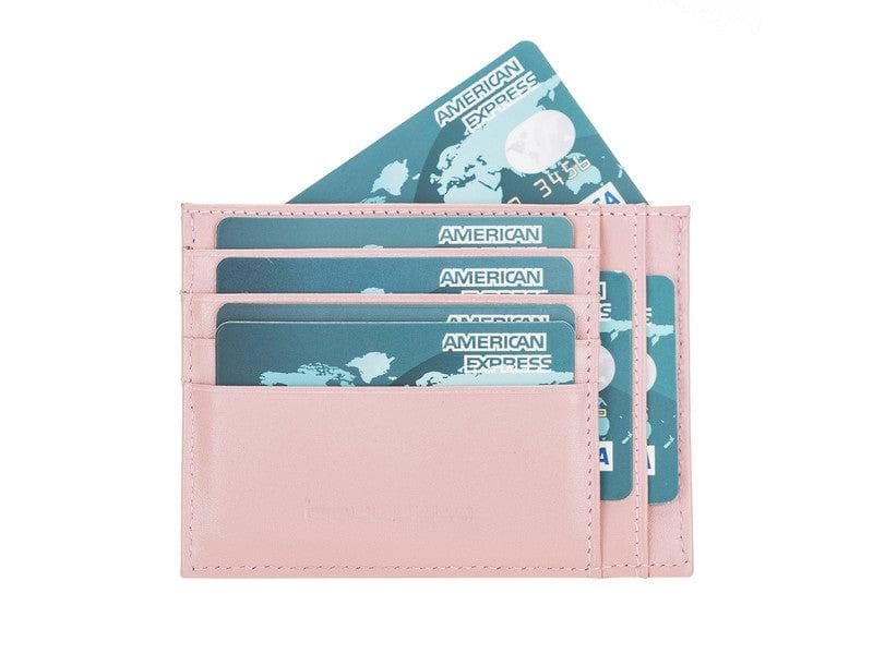 Porte-cartes zippé en cuir