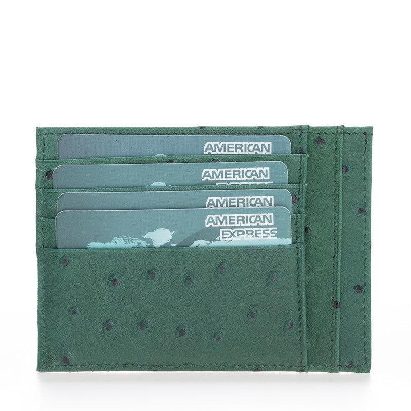 Porte-cartes zippé en cuir