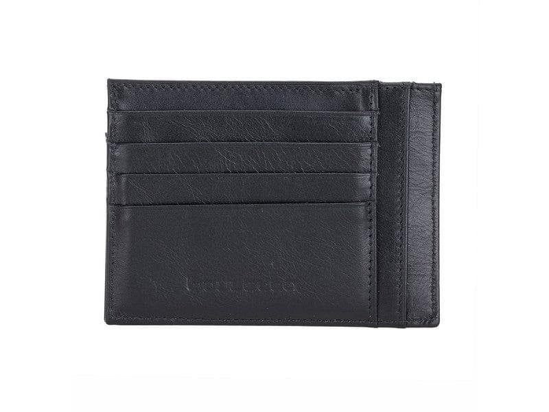 Porte-cartes zippé en cuir