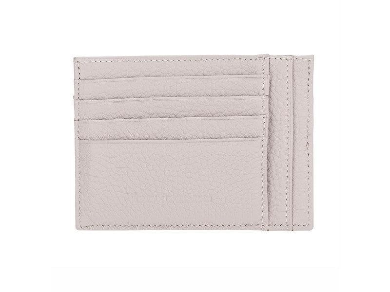 Porte-cartes zippé en cuir