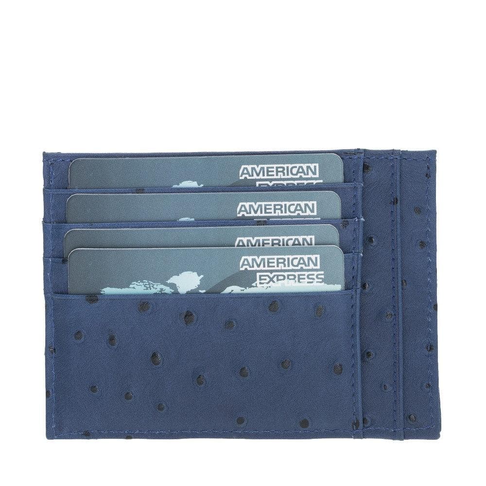 Porte-cartes zippé en cuir