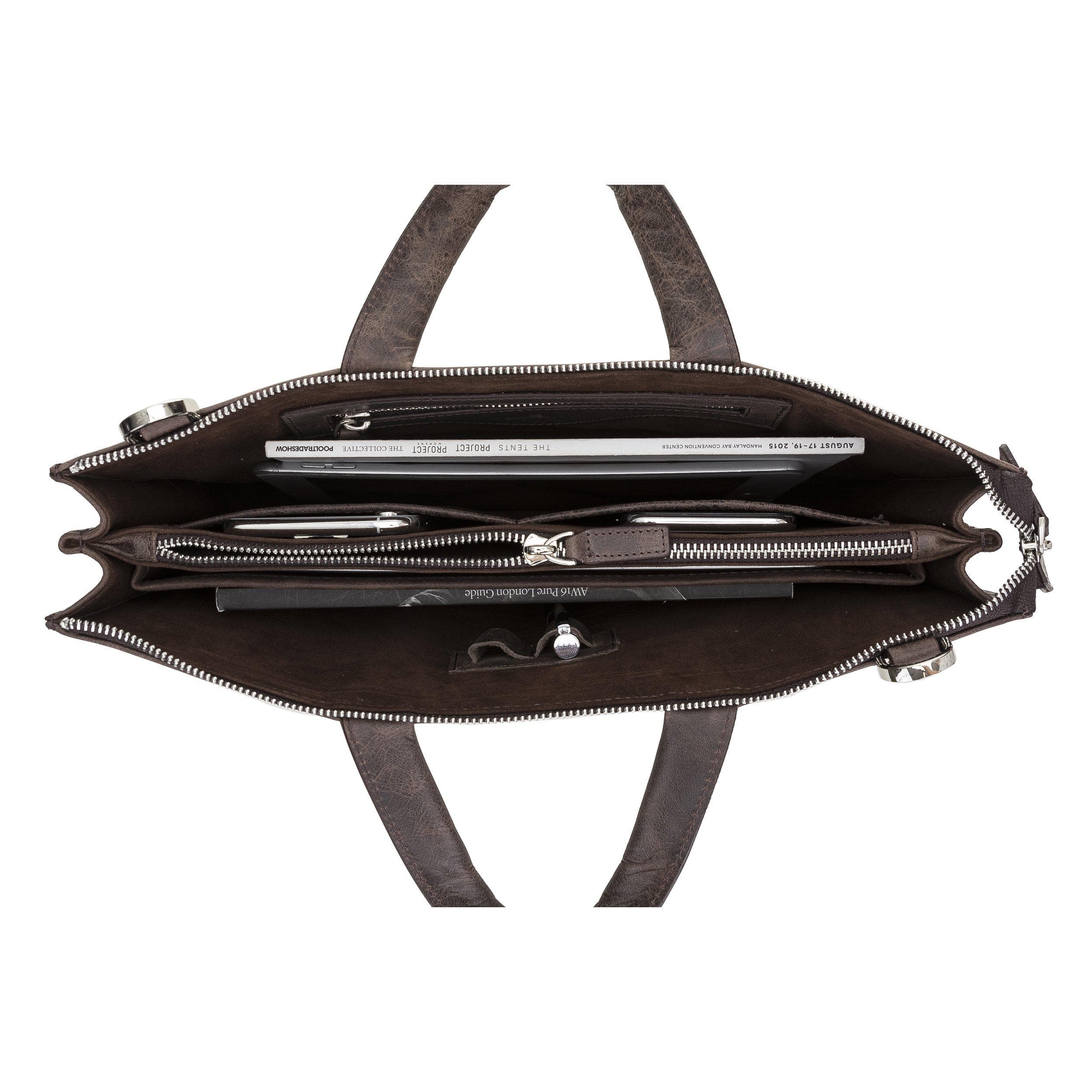 Canzo 15" Genuine Leather Laptop Bags | Briefcases