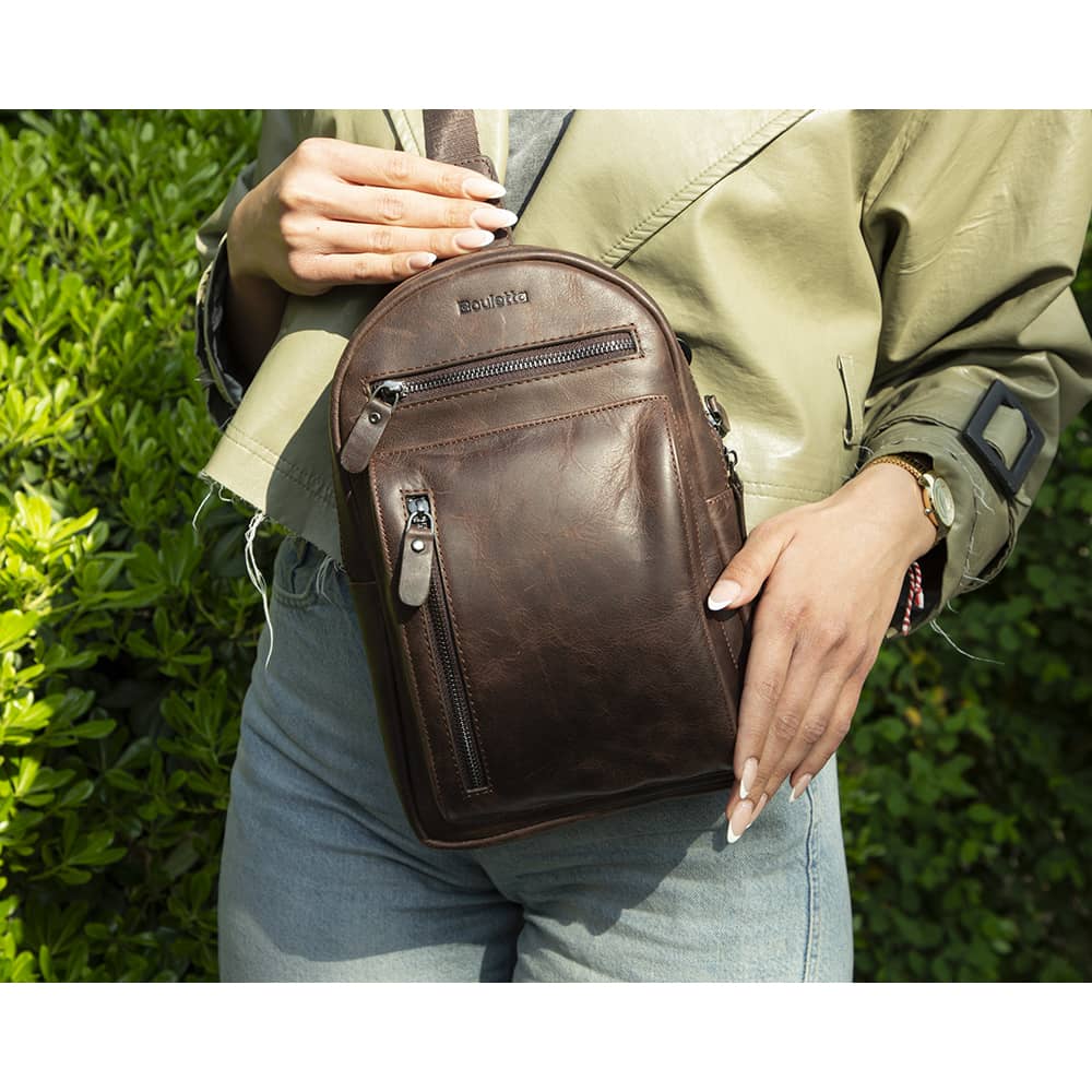 Blake Genuine Leather Men/Women Cross/Backpack Bags