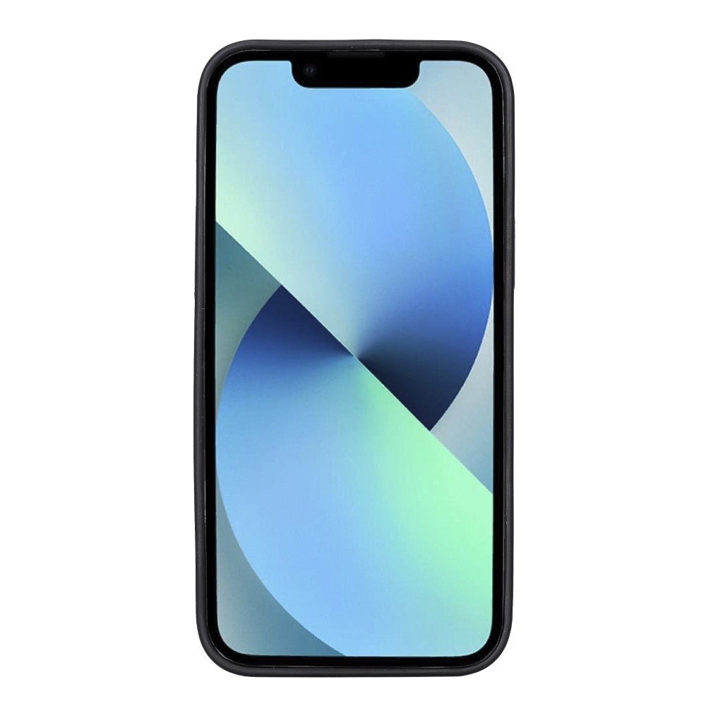Coque arrière flexible en cuir véritable pour iPhone 13 Series