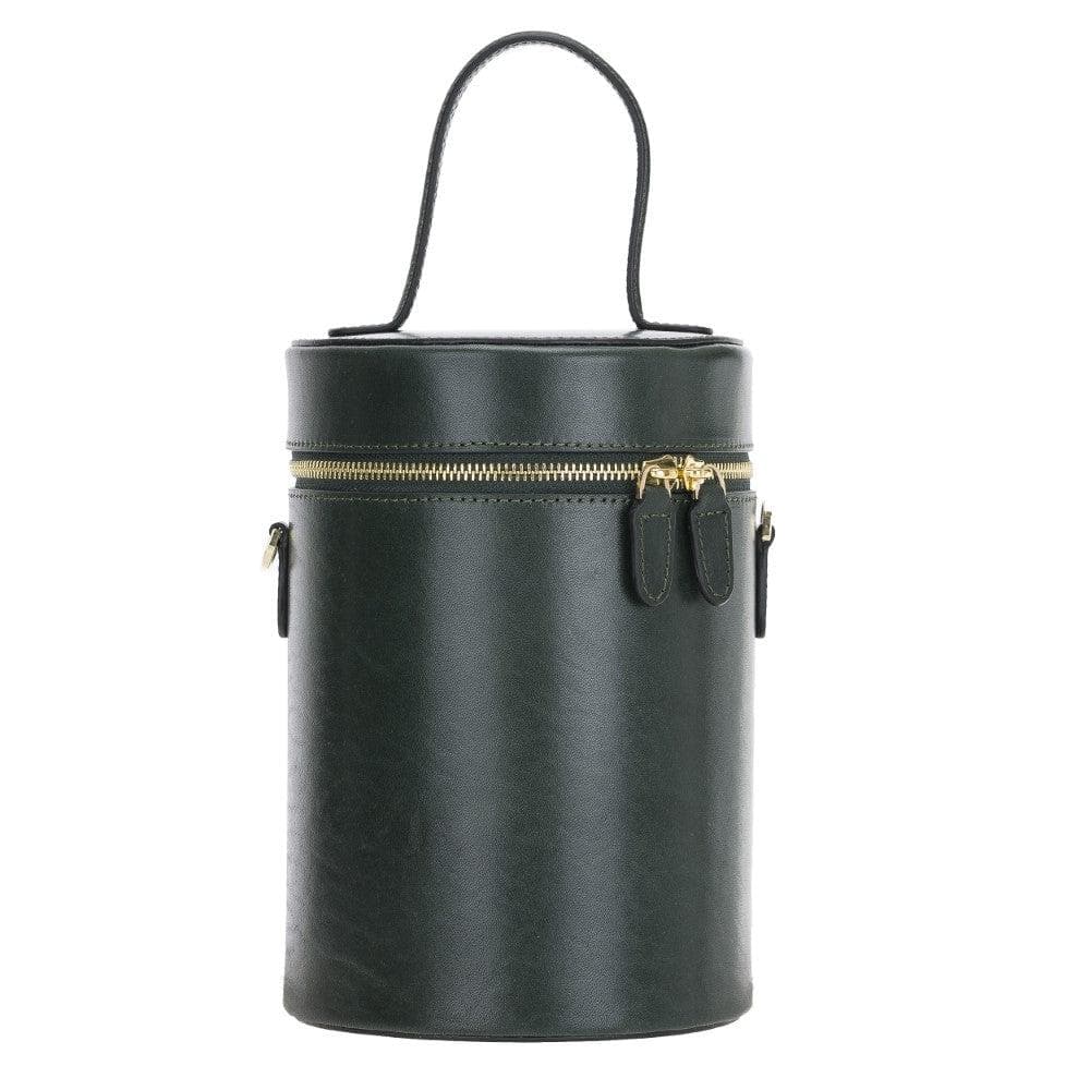 Cylinder Genuine Leather Women Bag