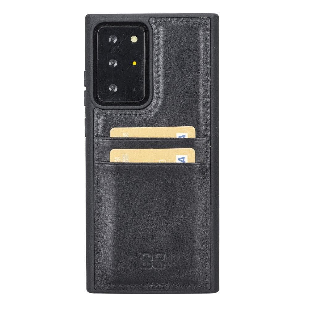 Samsung Galaxy Note 20 Series Genuine Leather Back Cover With Card Holder