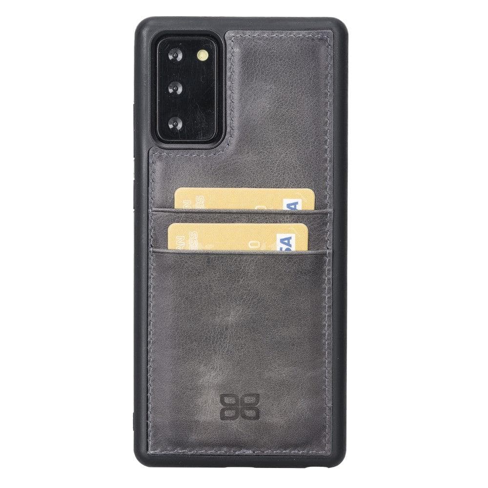 Samsung Galaxy Note 20 Series Genuine Leather Back Cover With Card Holder