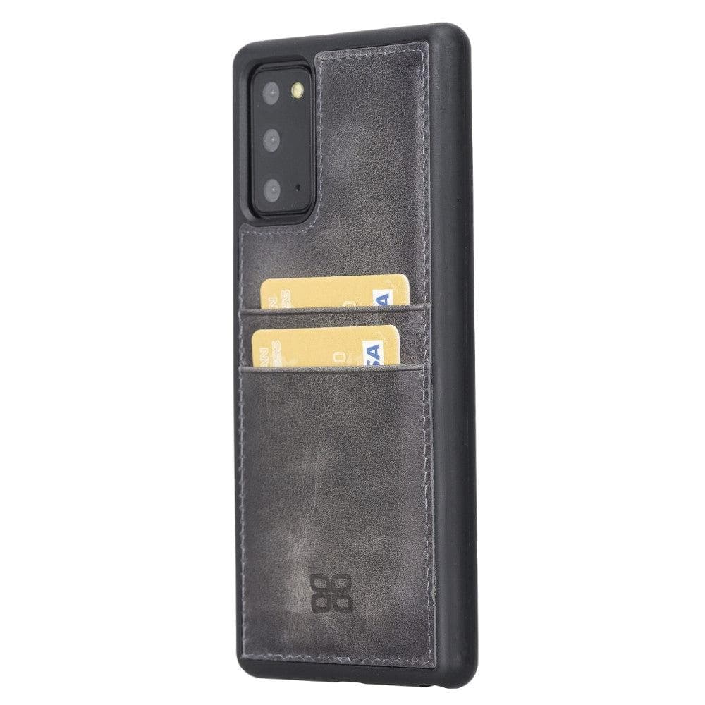 Samsung Galaxy Note 20 Series Genuine Leather Back Cover With Card Holder