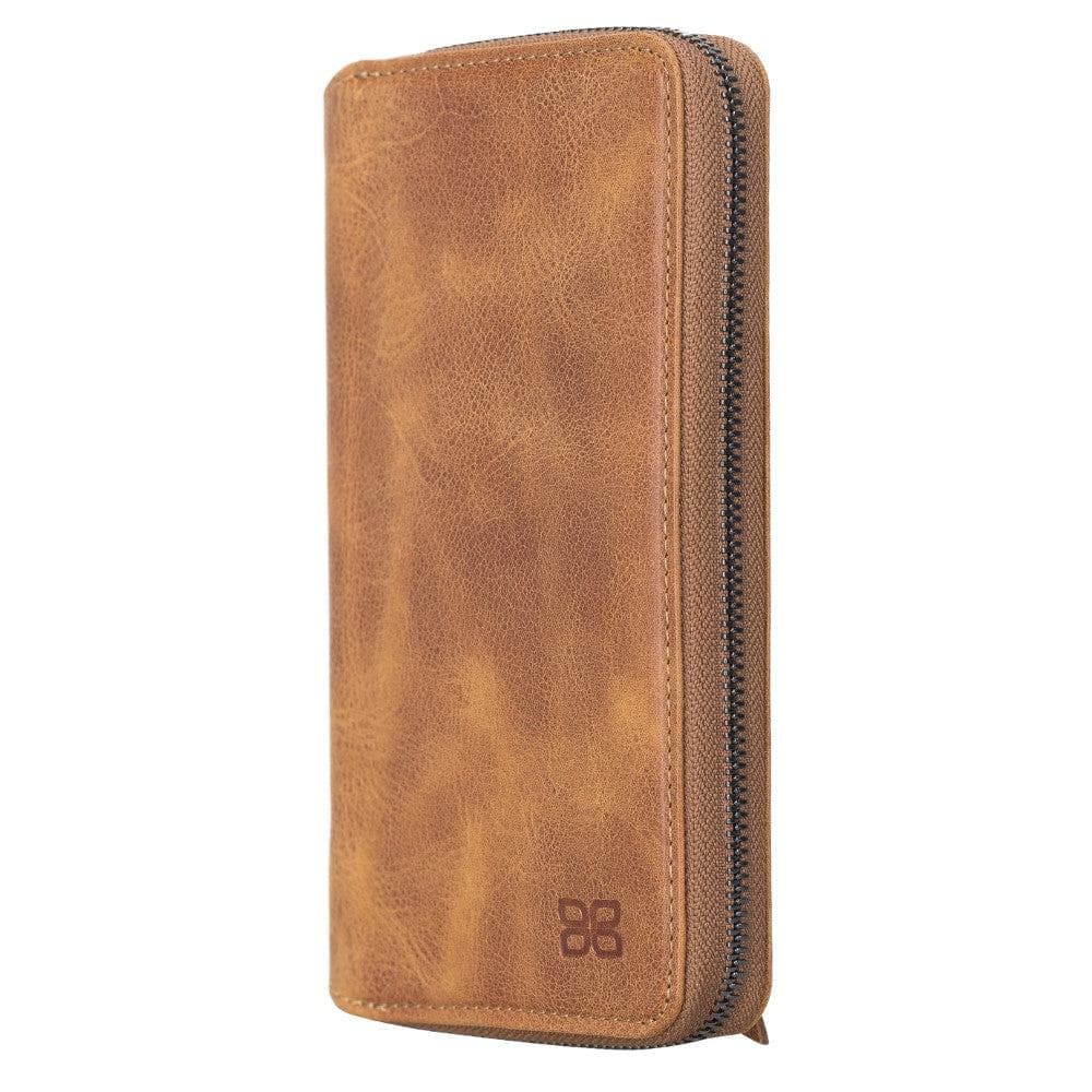 Samsung Galaxy Note 20 Series Genuine Leather Pouch Magnetic Wallet Case