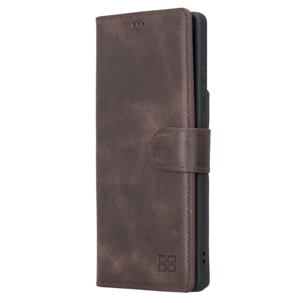 Samsung Galaxy Note 20 Series Genuine Leather Non-Detachable Wallet Case