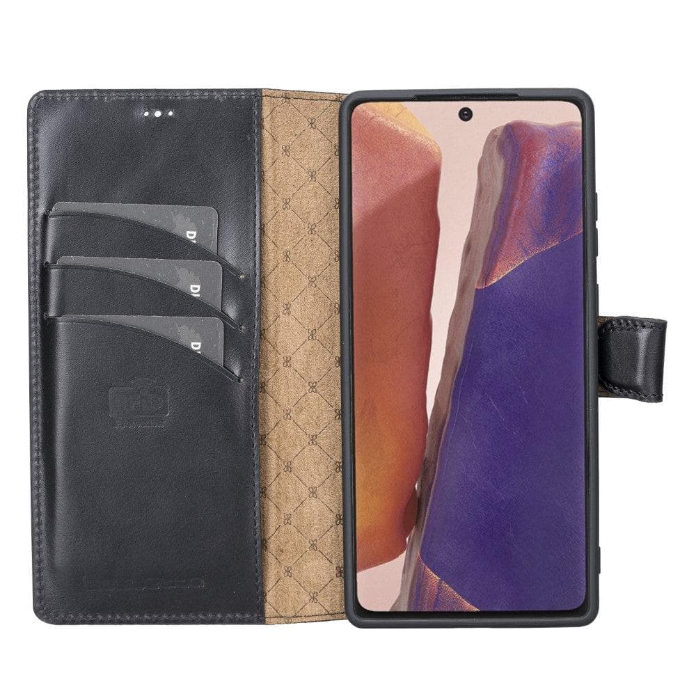 Samsung Galaxy Note 20 Series Genuine Leather Non-Detachable Wallet Case