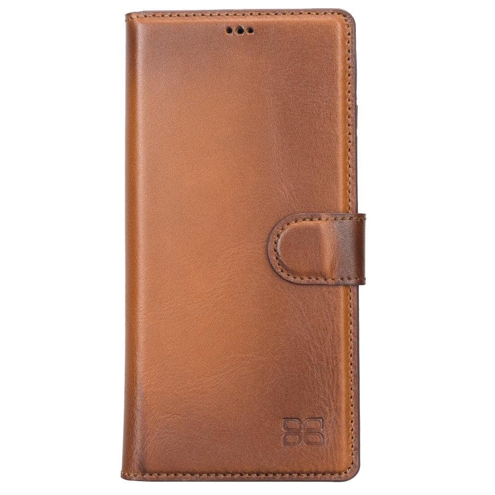 Samsung Galaxy Note 20 Series Genuine Leather Non-Detachable Wallet Case